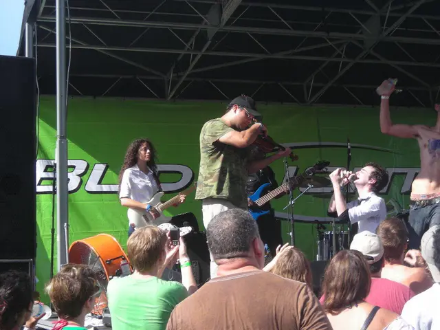 Charity event at the HHU in Dusseldorf, featuring a music showcase for the support of...