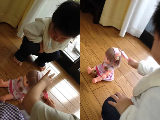 In this image we can see the collage picture. In the collage picture there are a child holding a...