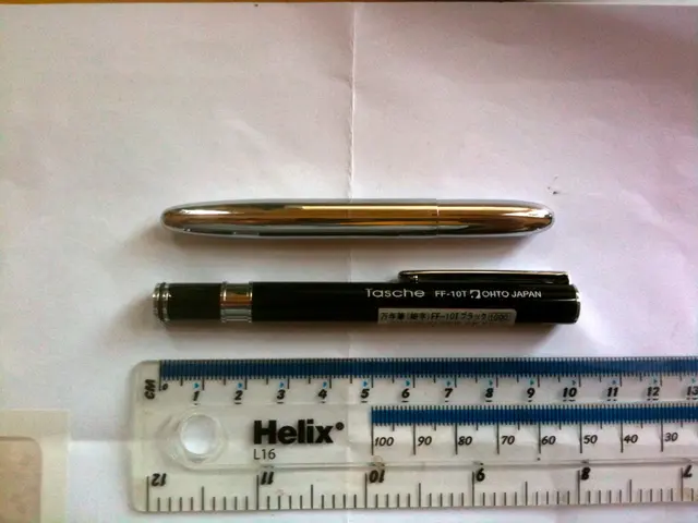 In the picture we can see the white surface on it, we can see two pens, one is gold in color and...