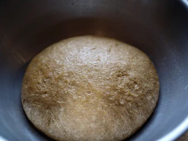 In this image we can see whole wheat pita bread which is in a bowl.